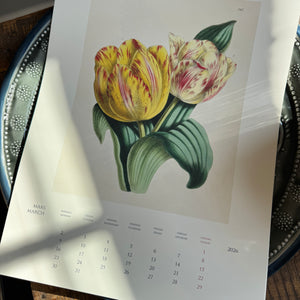 Seinäkalenteri 2026, Botanical