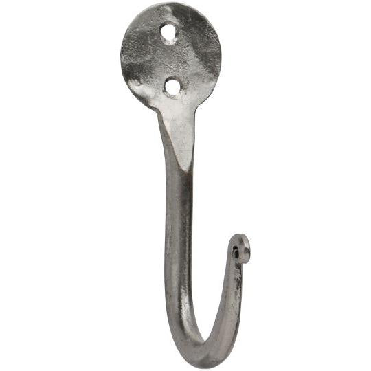 Seinäkoukku, teräksenvärinen