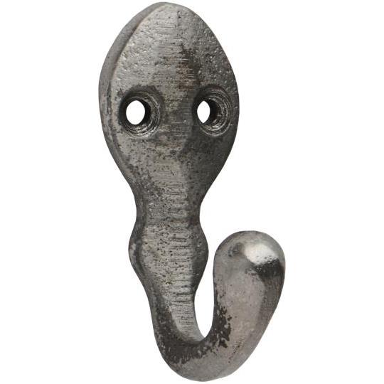 Seinäkoukku, teräksenvärinen