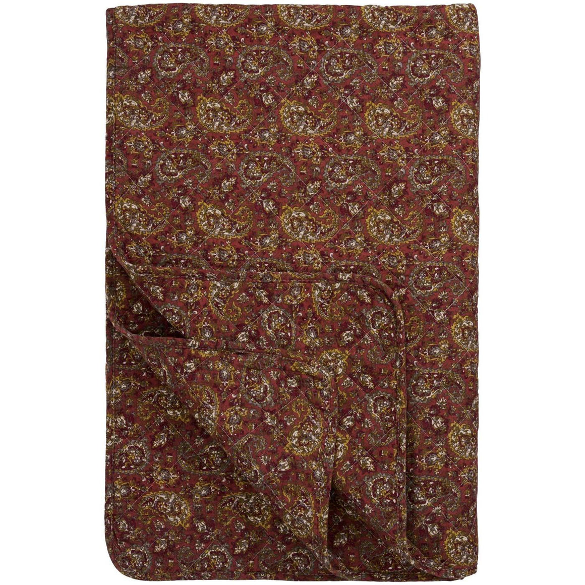 Torkkupeitto 130*180, punainen paisley