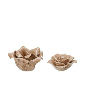 Kynttilänjalka beige, kaksi mallia