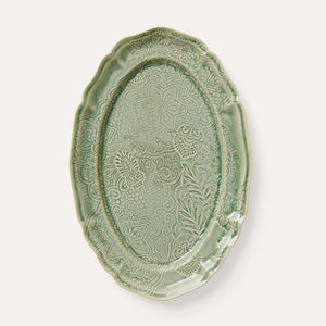 Tarjoilulautanen ovaali, Antique