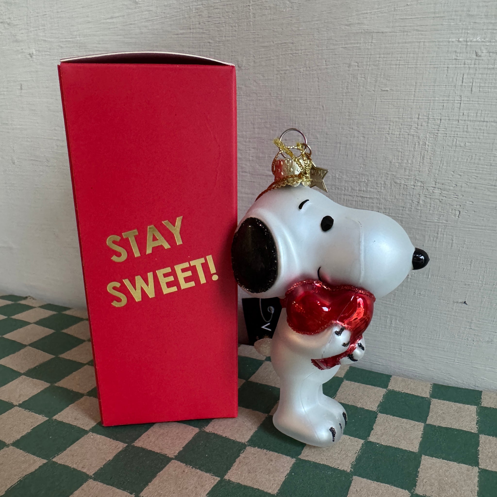 Lasikoriste, Snoopy sydämellä