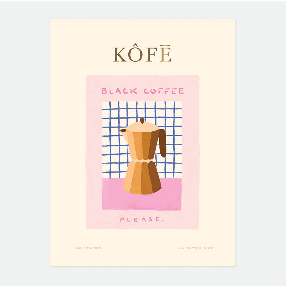 Posteri 18*24, Kofe