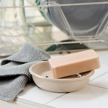 Saippuavati pyöreä, beige