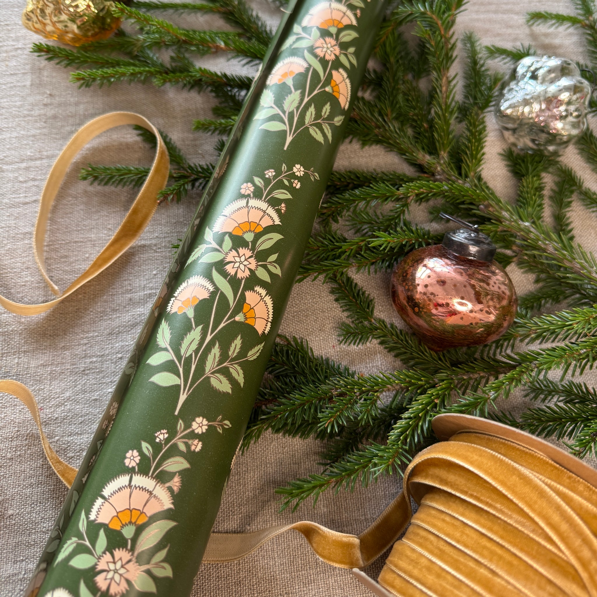 Lahjapaperi 10m, Calla vihreä