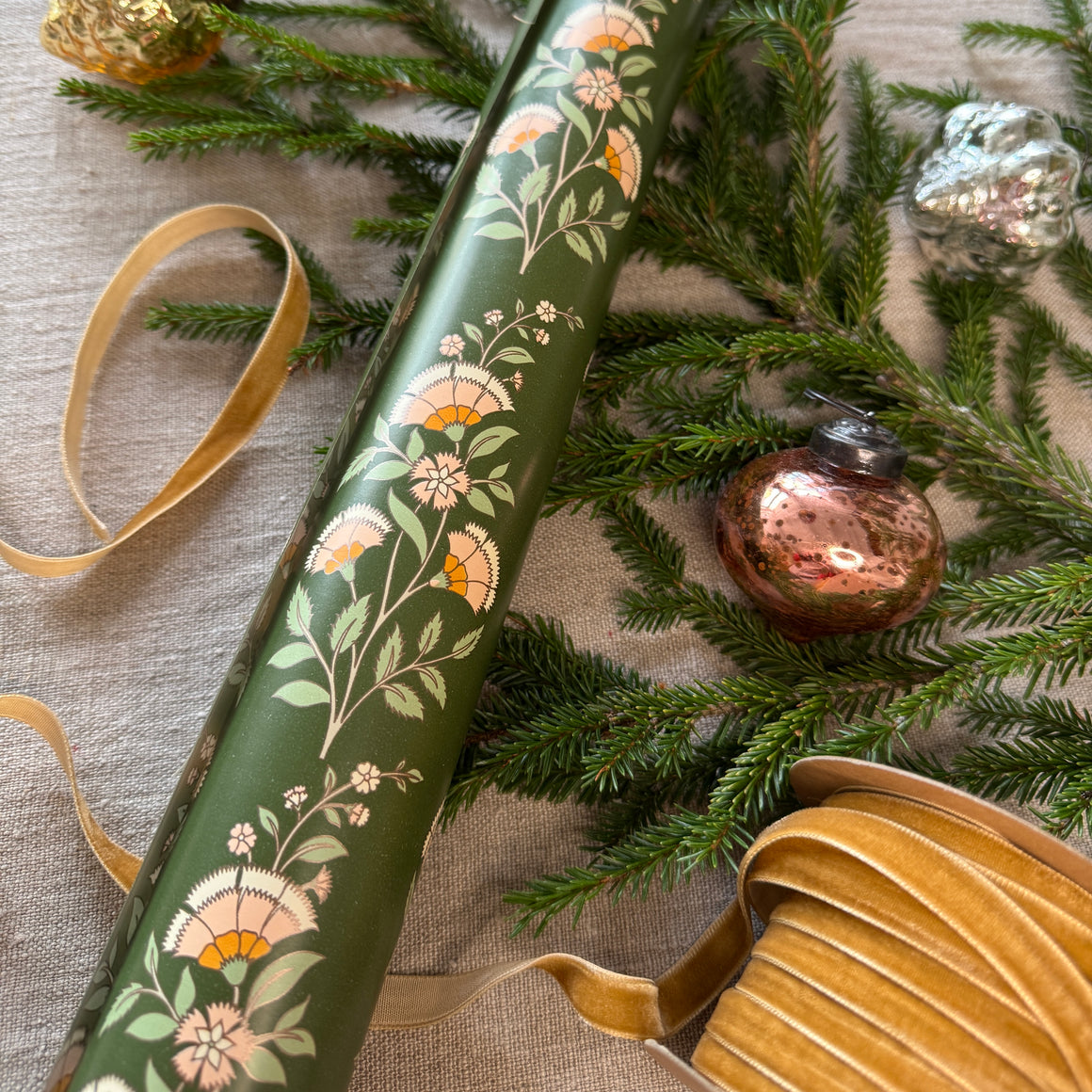 Lahjapaperi 10m, Calla vihreä