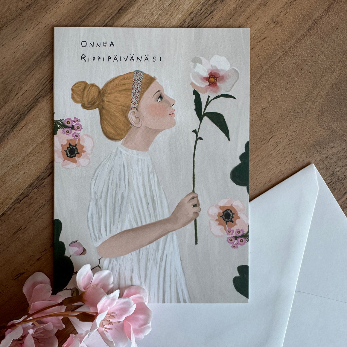 Kortti kuorella, rippipäivänä