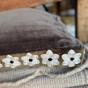 Samettityynynpäällinen 60*60, ruskea