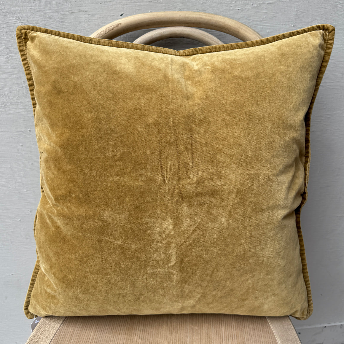 Samettityynynpäällinen 52*52, Okra