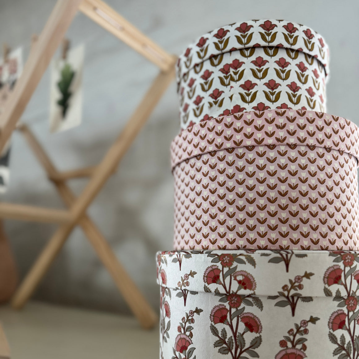 Säilytysrasiat Cherry, kolme kokoa