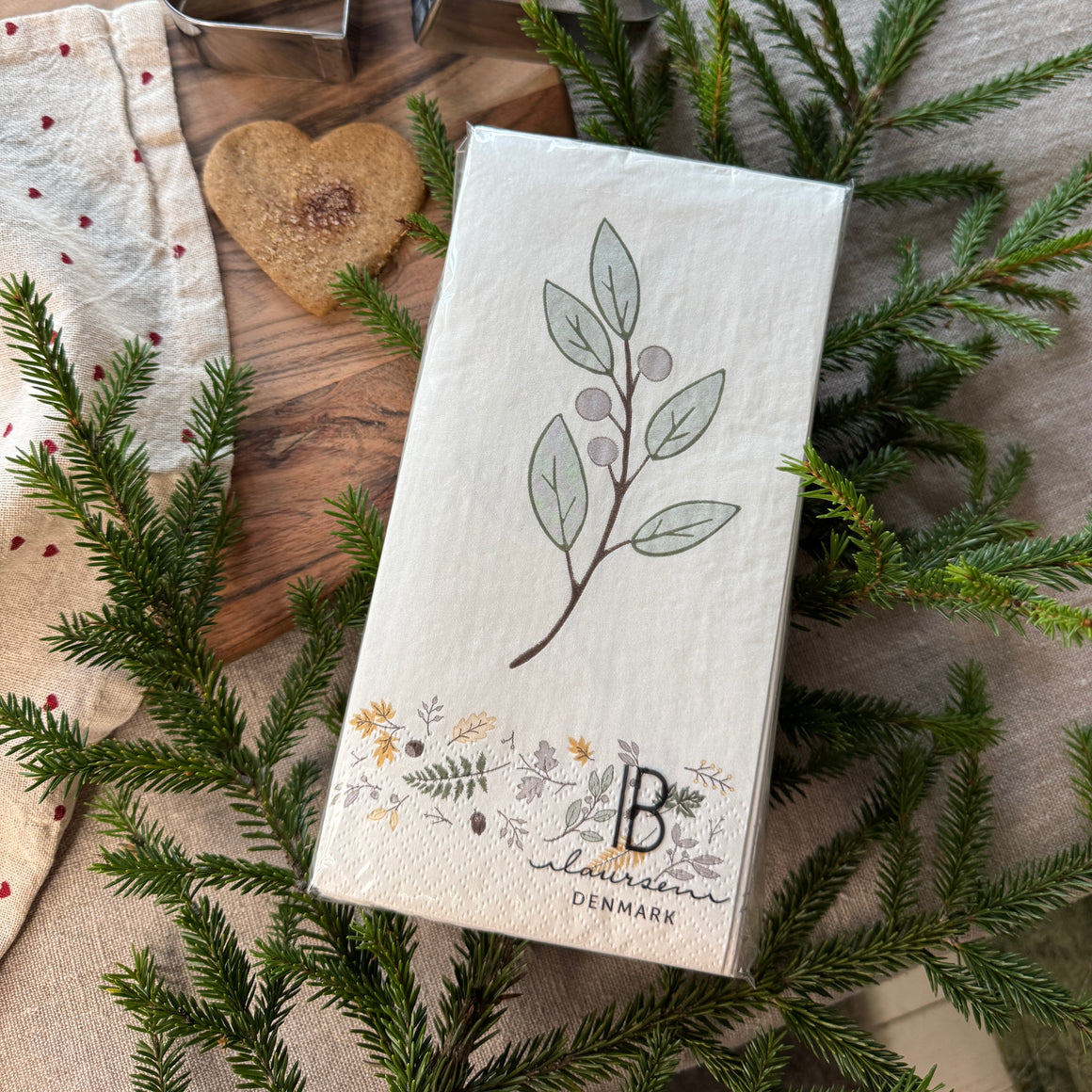 Paperiservetit, oliivi