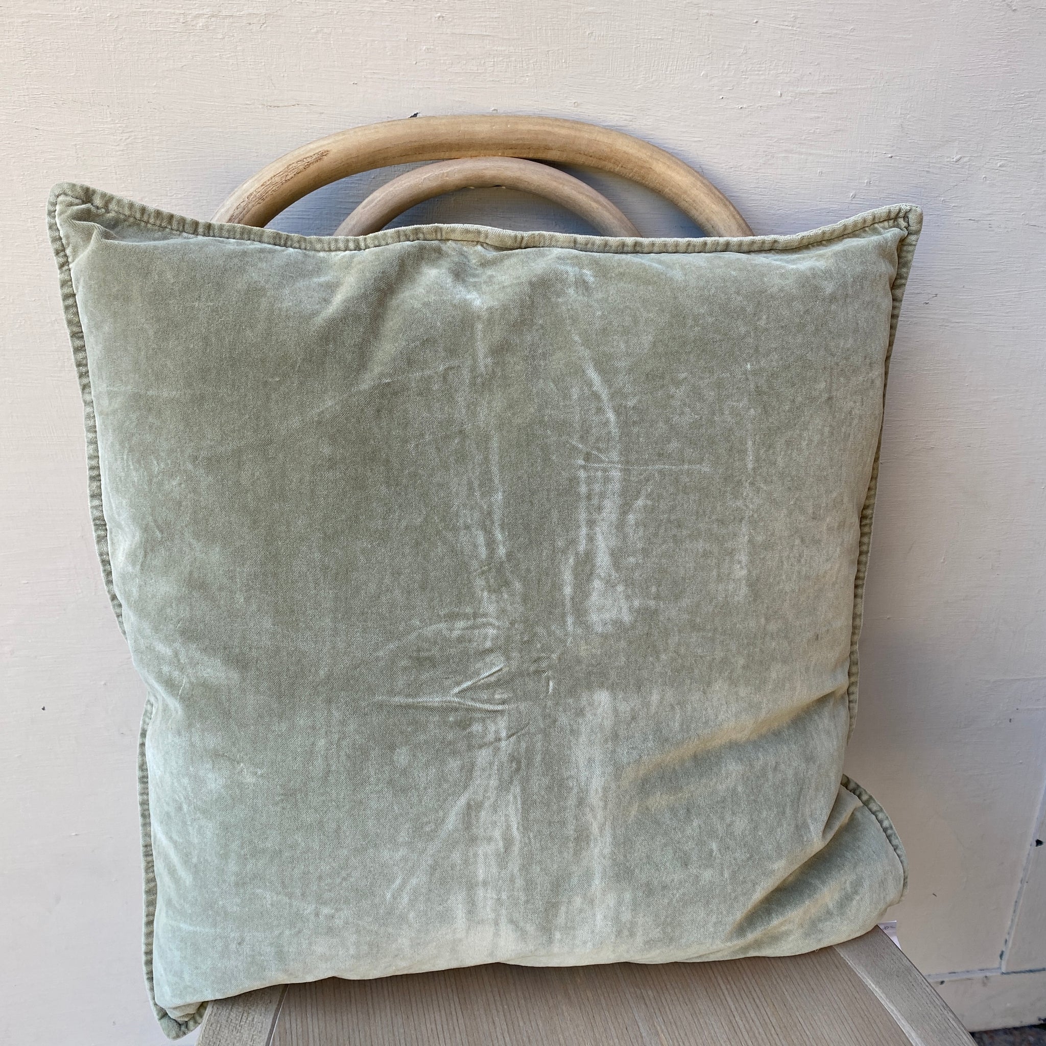 Samettityynynpäällinen 52*52, Eukalyptus