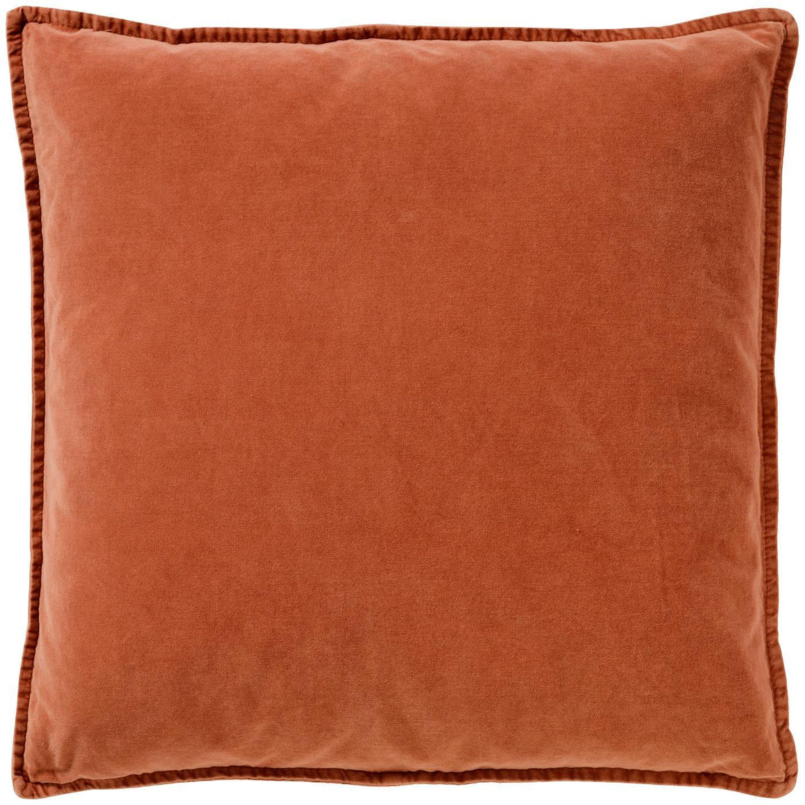 Samettityynynpäällinen 52*52, oranssinruskea