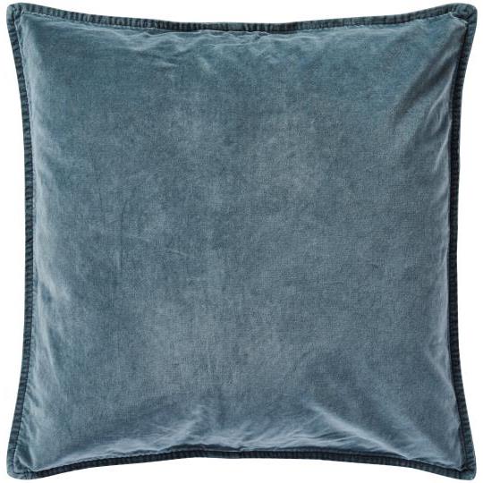 Samettityynynpäällinen 52*52, usvainen sininen