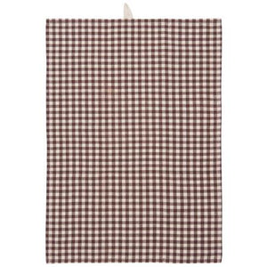 Keittiöpyyhe, ruskearuudullinen