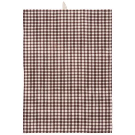 Keittiöpyyhe, ruskearuudullinen