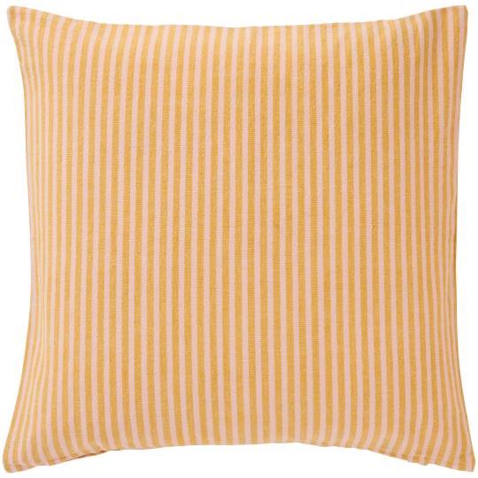 Tyynynpäällinen 50*50, vaaleanpunaraidallinen