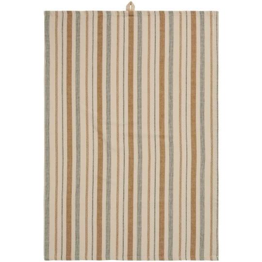Keittiöpyyhe Sabrina, tummanvihreä/beige