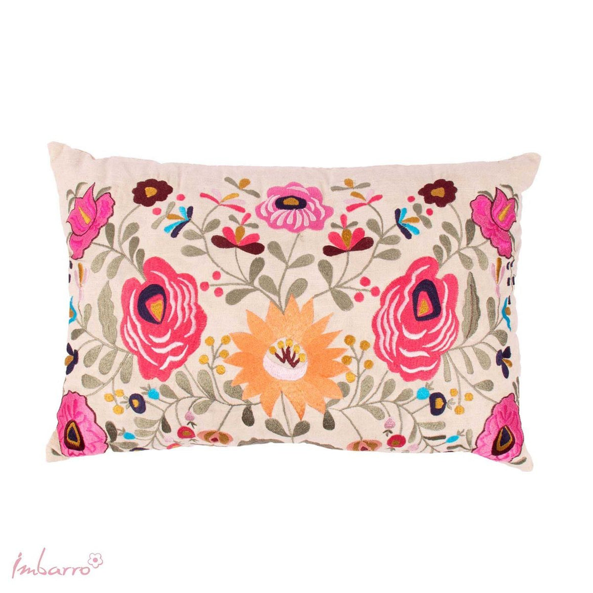 Kukkatyyny 40*60, brodeerattu