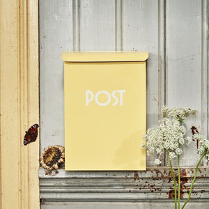 Postilaatikko, keltainen
