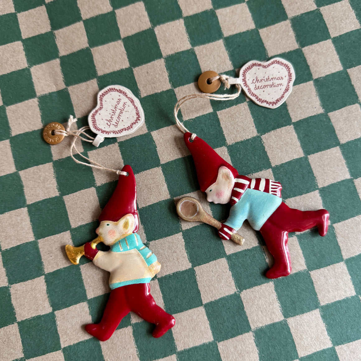 Maileg tonttukoriste, kaksi erilaista