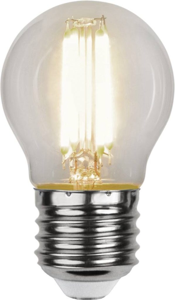 LED-lamppu E27 G45 Clear 3-step memory 3000K