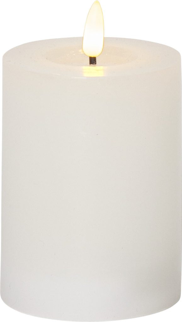 Led-kynttilä valkoinen, kolme kokoa