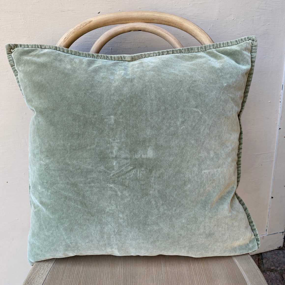 Samettityynynpäällinen 52*52, oliivi