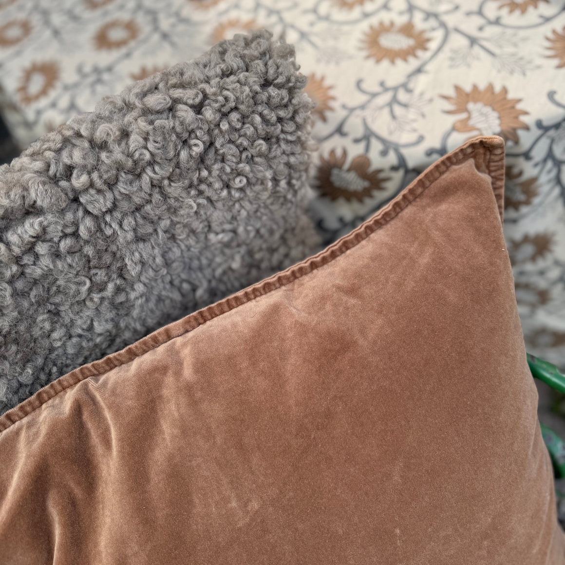 Samettityynynpäällinen 52*52, toffee