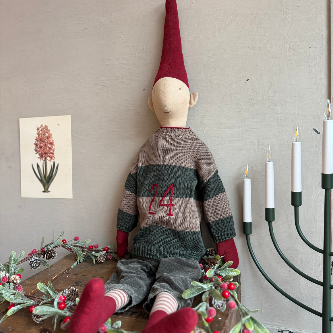 Maileg poikatonttu, koko 6