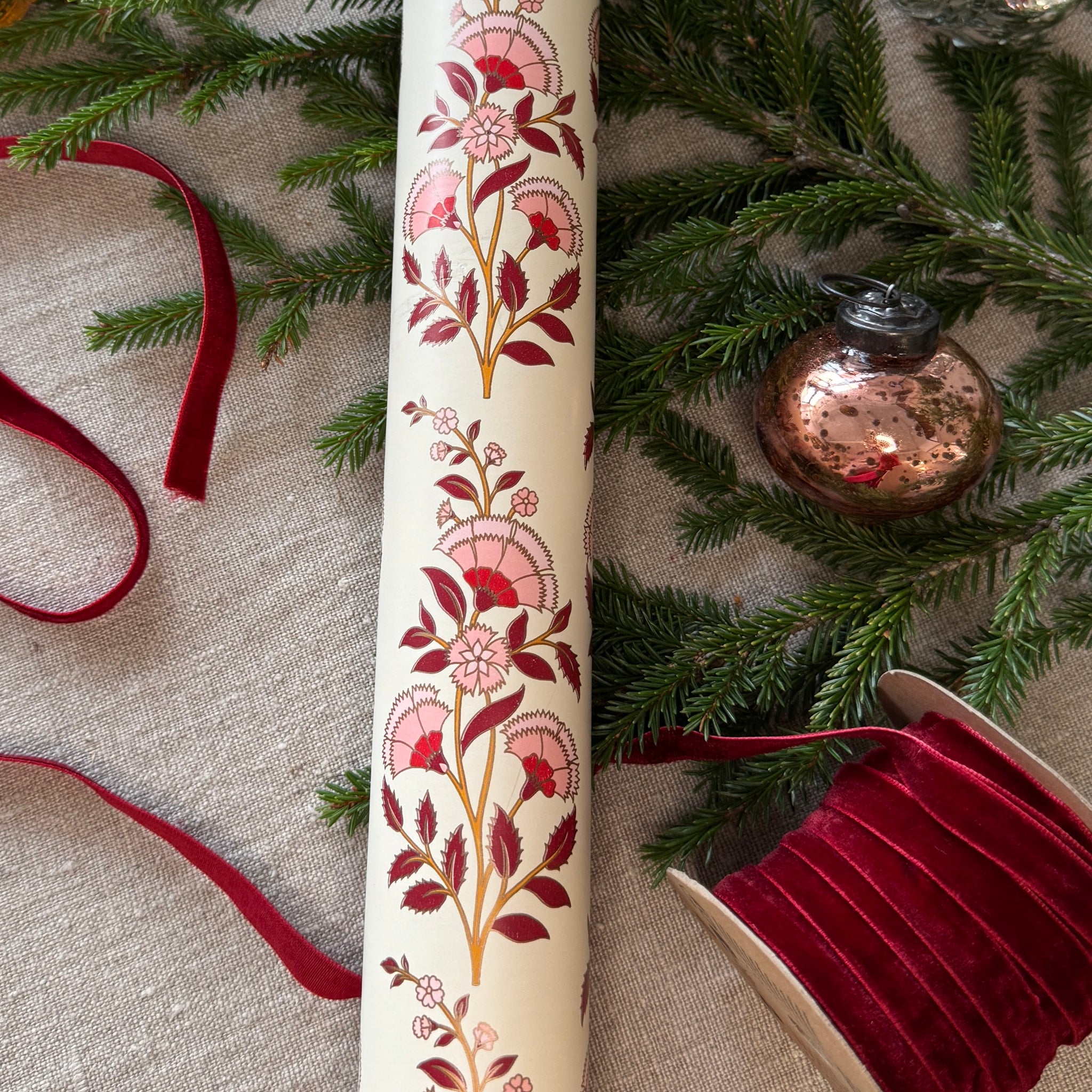 Lahjapaperi 10 m, Calla punainen