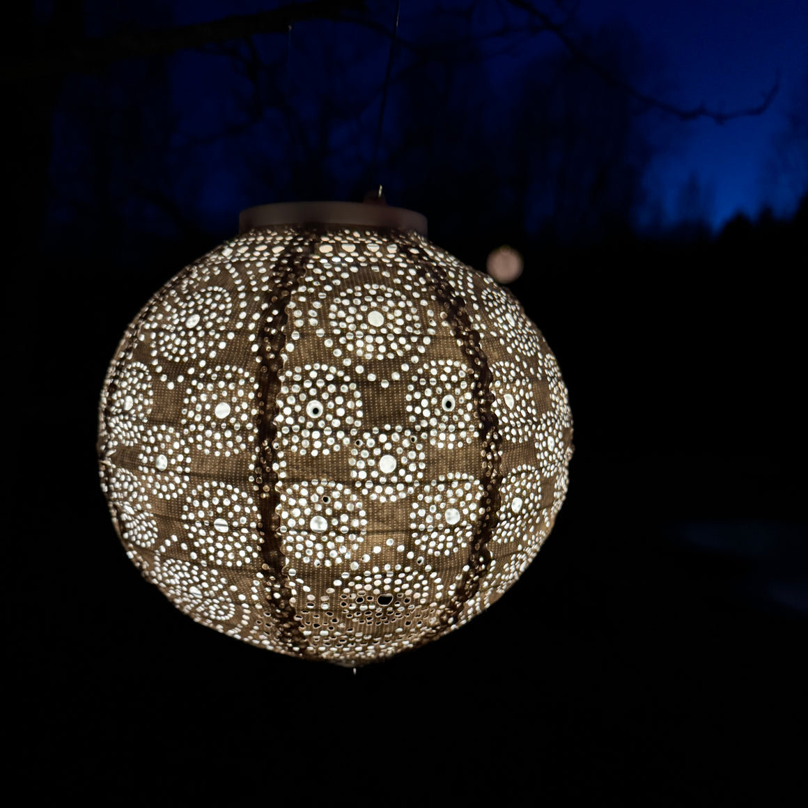 Aurinkokennolyhty Spectare Round, hento roosa