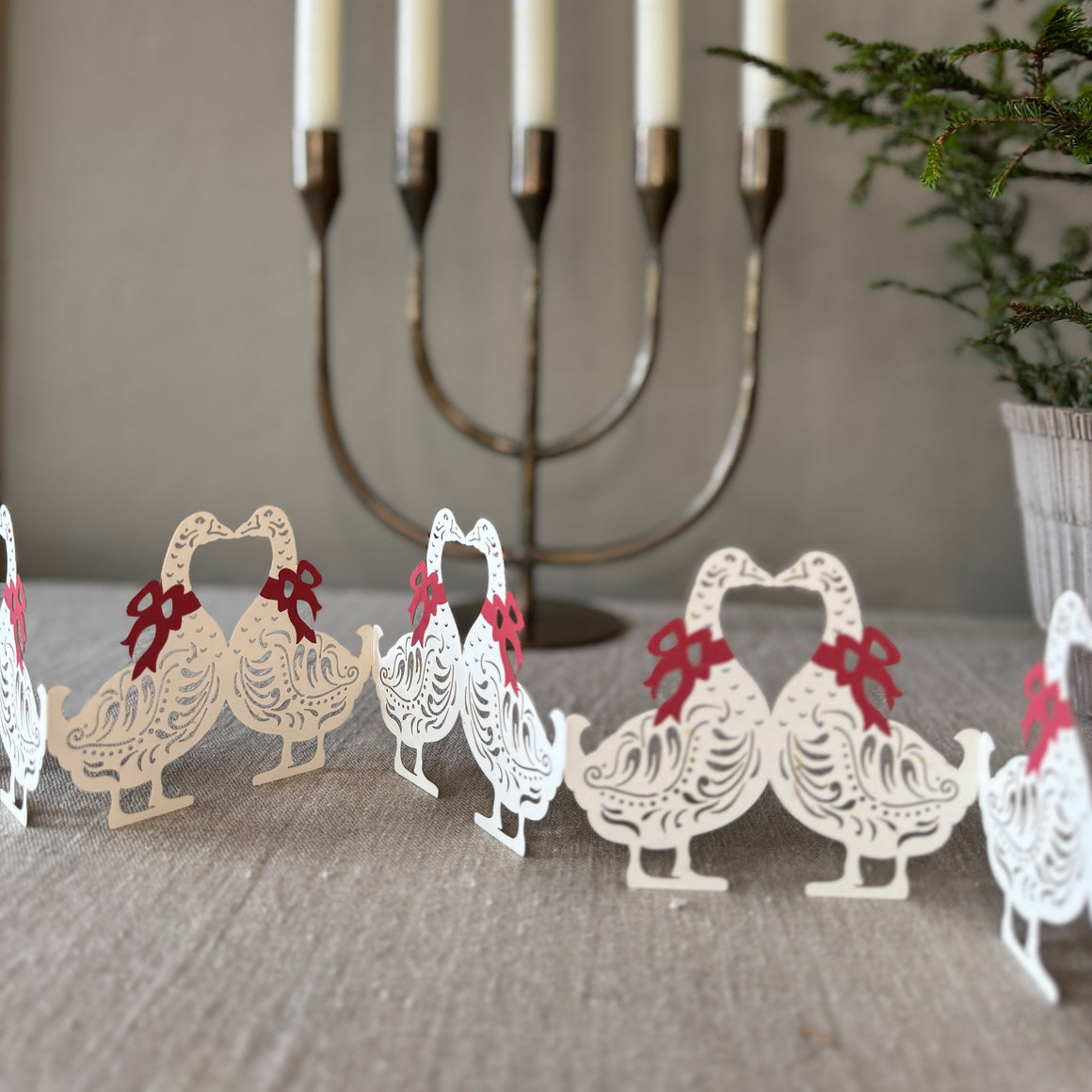 Koristenauha, jouluhanhet