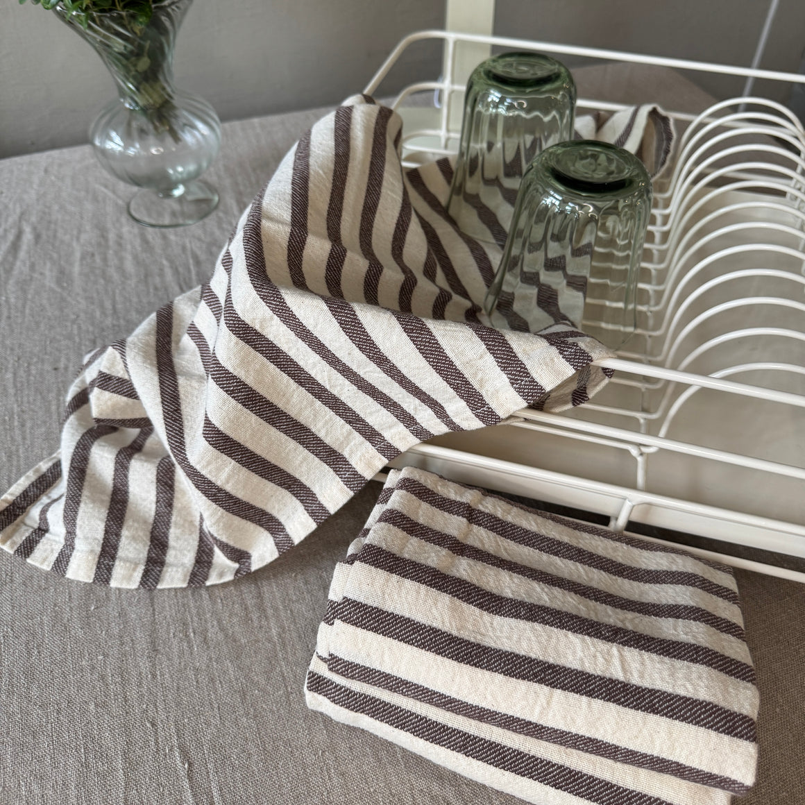 Keittiöpyyhe Freddy, ruskea