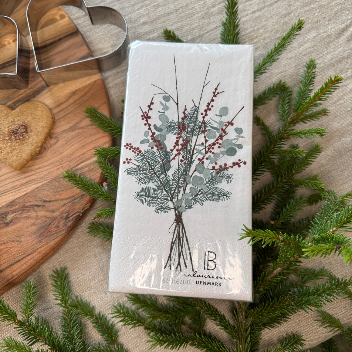 Paperiservetit, joulukimppu