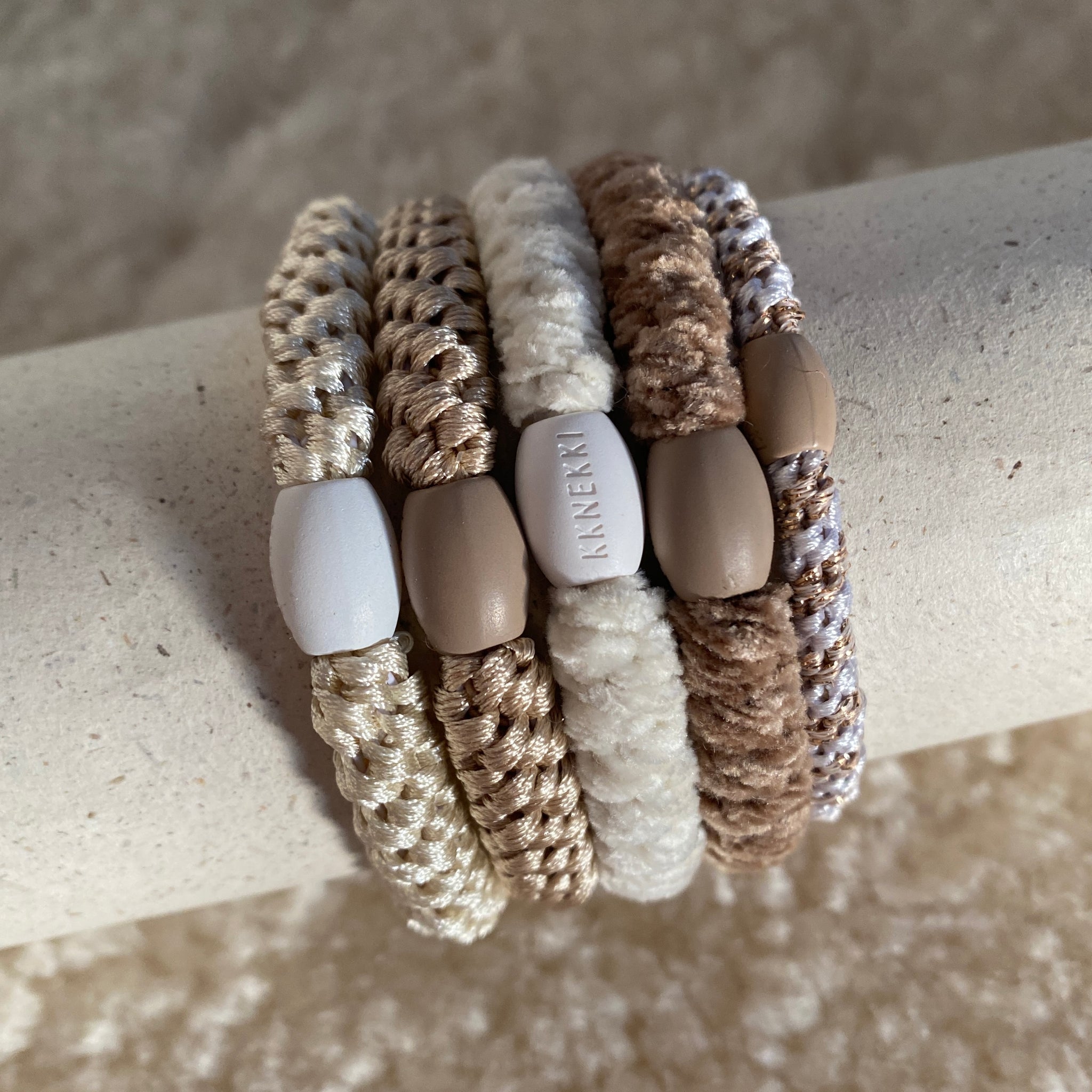 KKNEKKI-hiuslenkki 5kpl, Linen