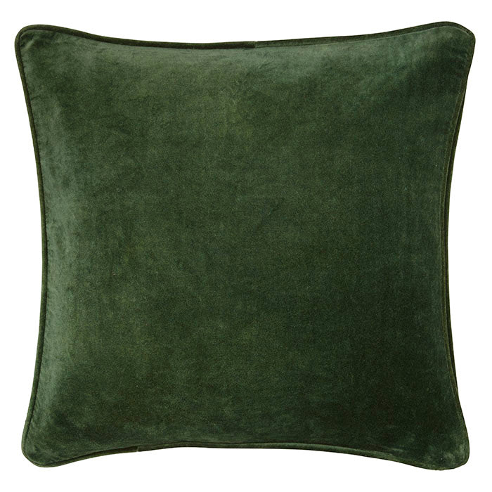 Samettityynynpäällinen 50*50, havunvihreä