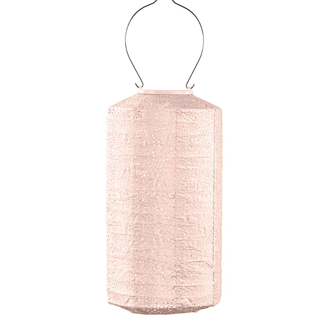 Aurinkokennolyhty Paisley Cylinder, hento roosa
