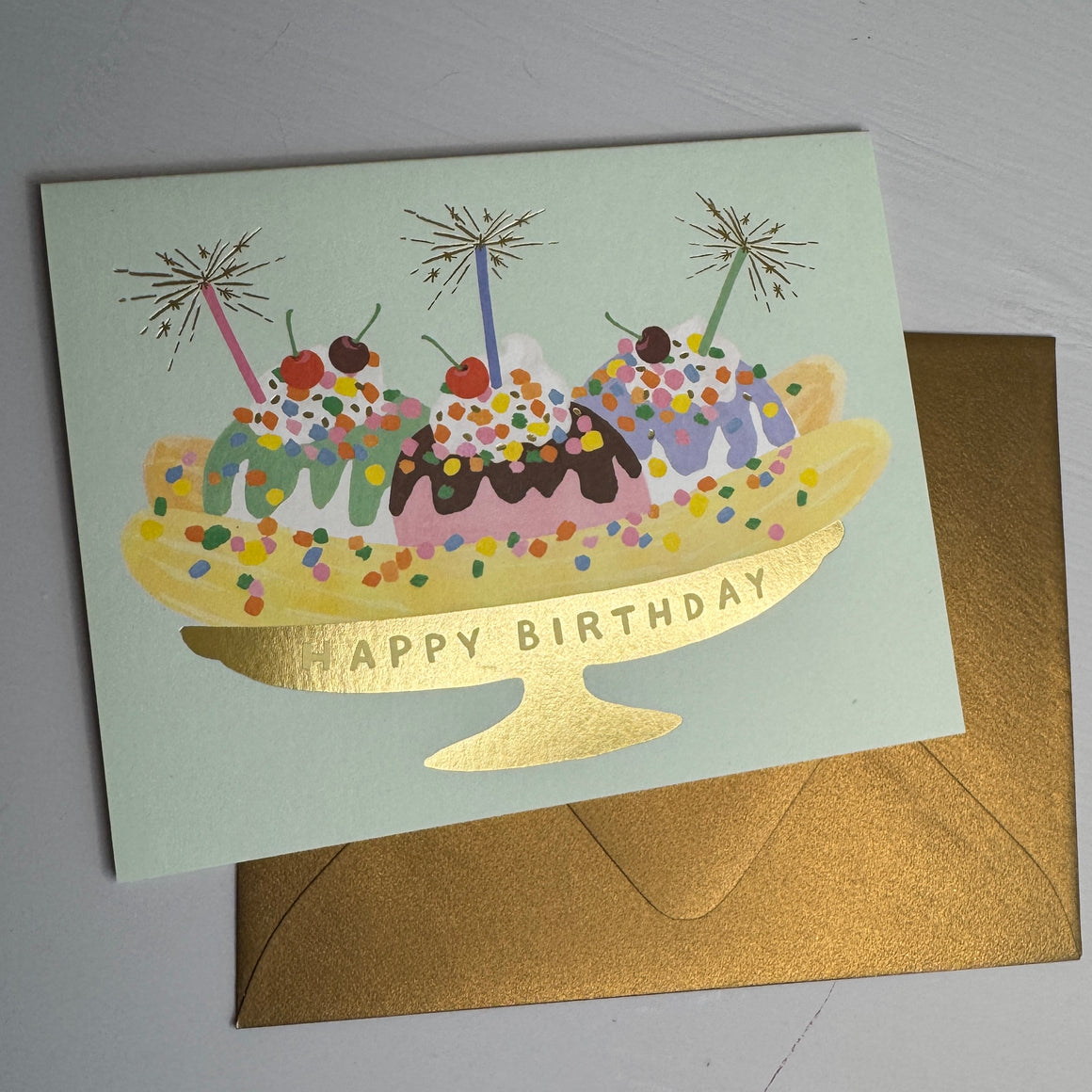 Kortti kuorella, bananasplit