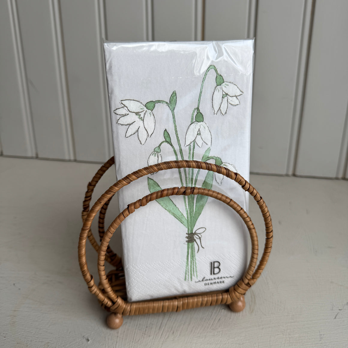 Servettiteline, rottinki