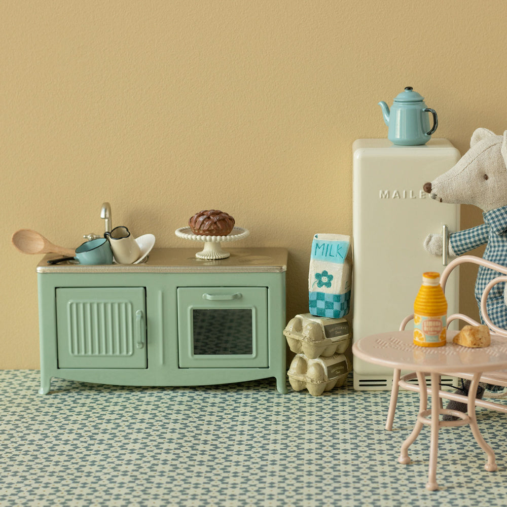 Keittiö Maileg hiirille, minttu