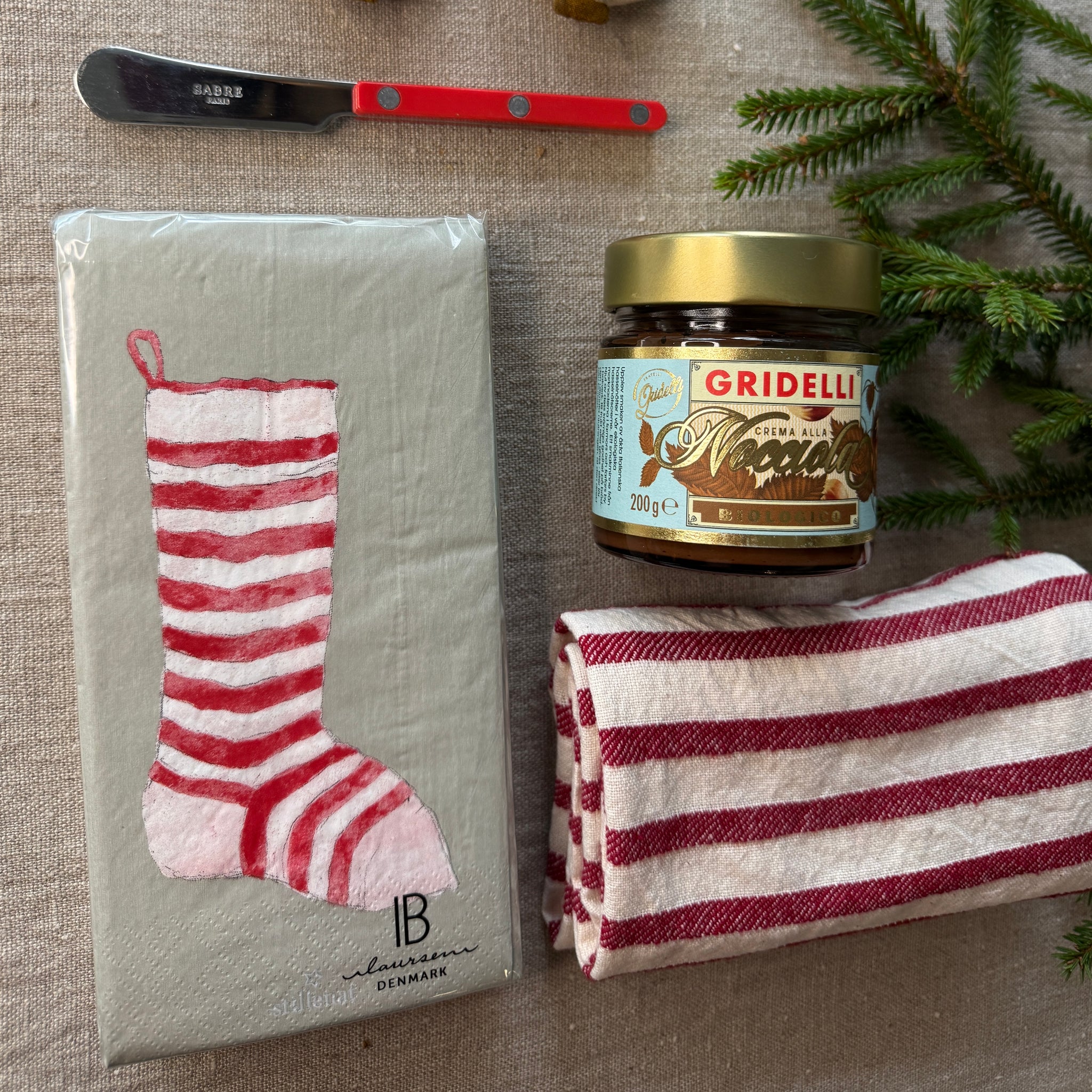 Paperiservetit, joulusukka