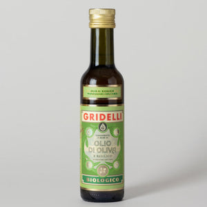 Gridelli oliiviöljy 250ml, basilika LUOMU