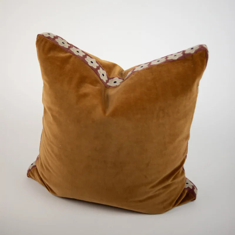 Samettityynynpäällinen 60*60, konjakki