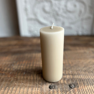 Kynttilä 6*15 cm, vaaleanruskea
