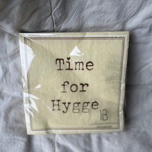 Paperiservetit, Time for hygge