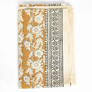 Pöytäliina 150*300, Fleur sinapinkeltainen