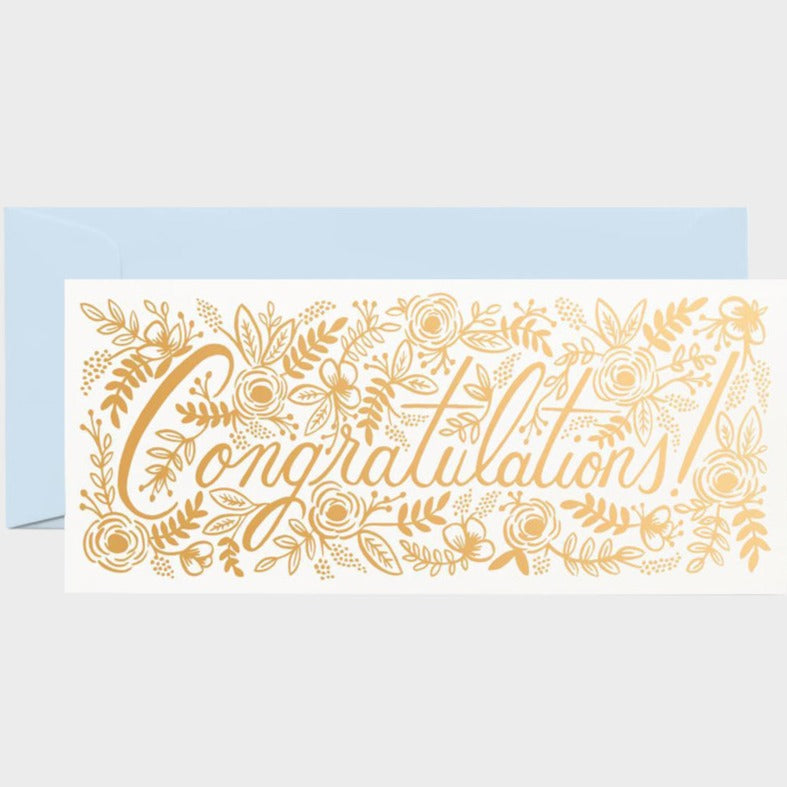 Kortti kuorella, Congratulations!