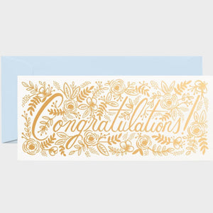 Kortti kuorella, Congratulations!